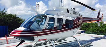 Helicóptero Bell 206 Jet Ranger III para 4 pasajeros
